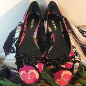 Missoni floral flats
